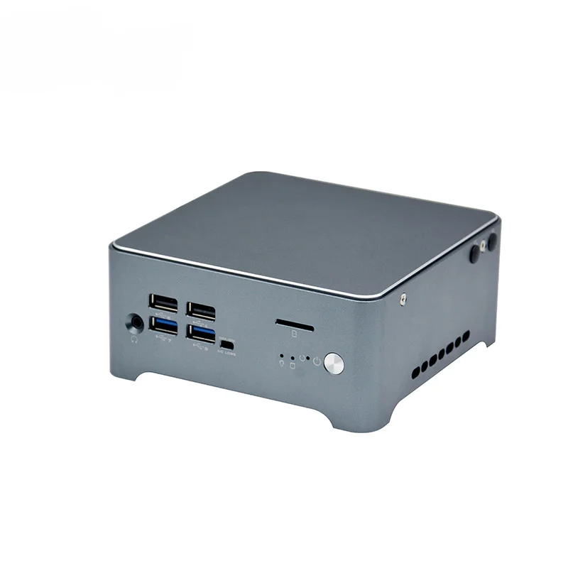 best fanless mini pc 5205u computer ram 64g M.2 2280 nvme PCIEx4 mini computer ops