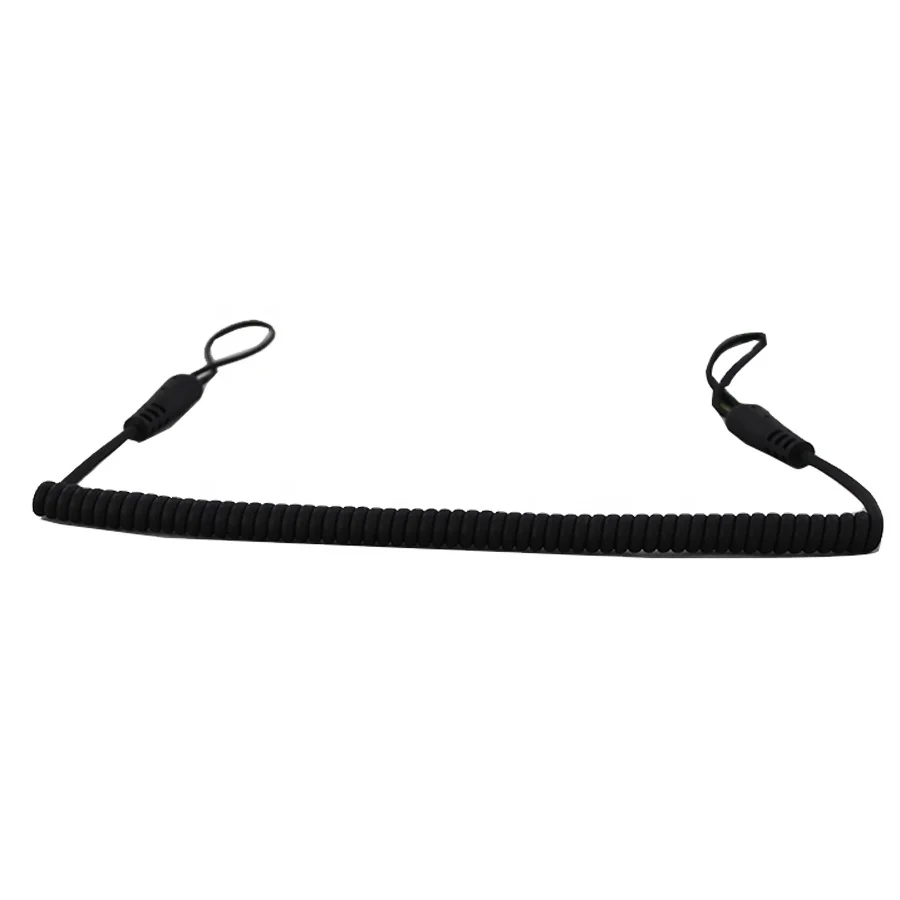 Sling China XinXing Security Lanyard Elastic Cord Tactical Swivel Carabiner Tool Sling