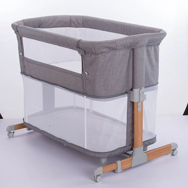 Customized attractive durable 3 in 1 swing baby rocking bed bedside bassinet