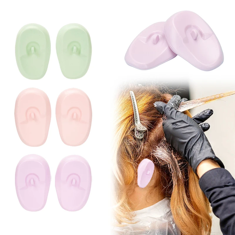 Soft Earmuffs Reusable Silicone Ear Protectors Waterproof Ear Covers Shield for Hair Dye Shower Bathing Hair Styling Tools