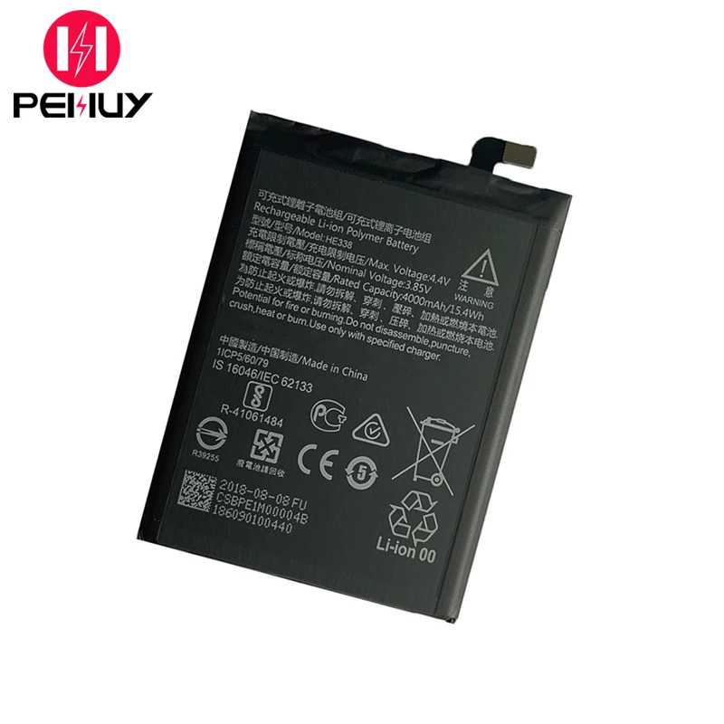 New replacement Battery HE338 4000mAh 3.73v lithium ion Battery for Nokia2 TA-1035 TA-1023