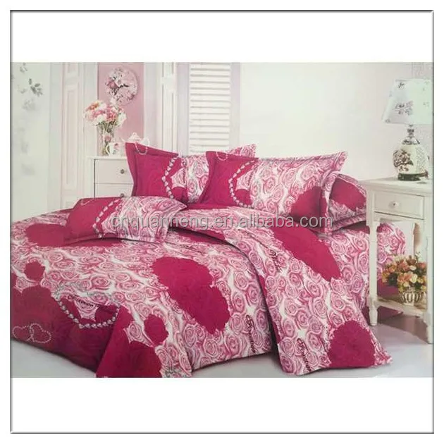 Solid color plain dyed material bed sheet micro fiber microfiber 100% polyester fabric wedding bed sheet fabric