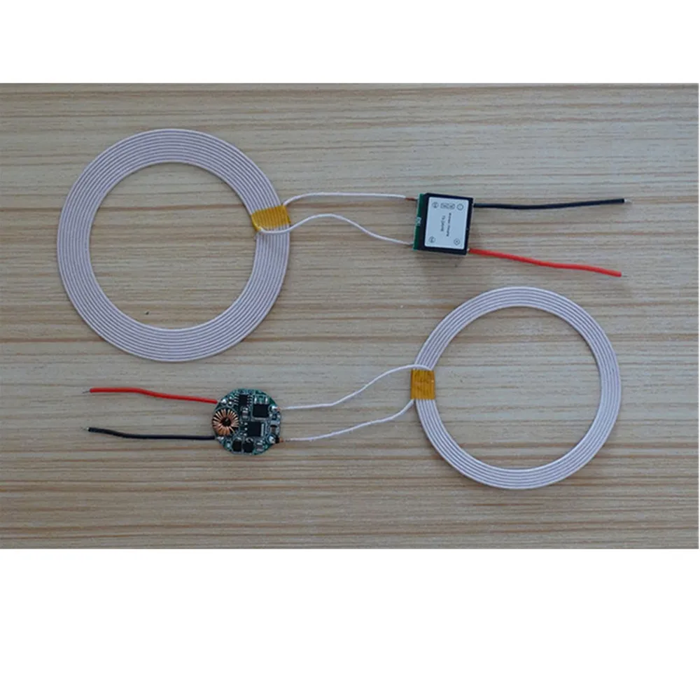 Taidacent 24V 30V Small Wireless Magnetic Induction Charger Battery Module 12V 2A Inductive Charger Receiving Circuit