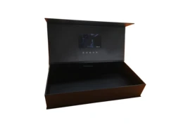 Wholesale stock big rectangle 7inches 2BG LCD video flower gift box wedding gift box