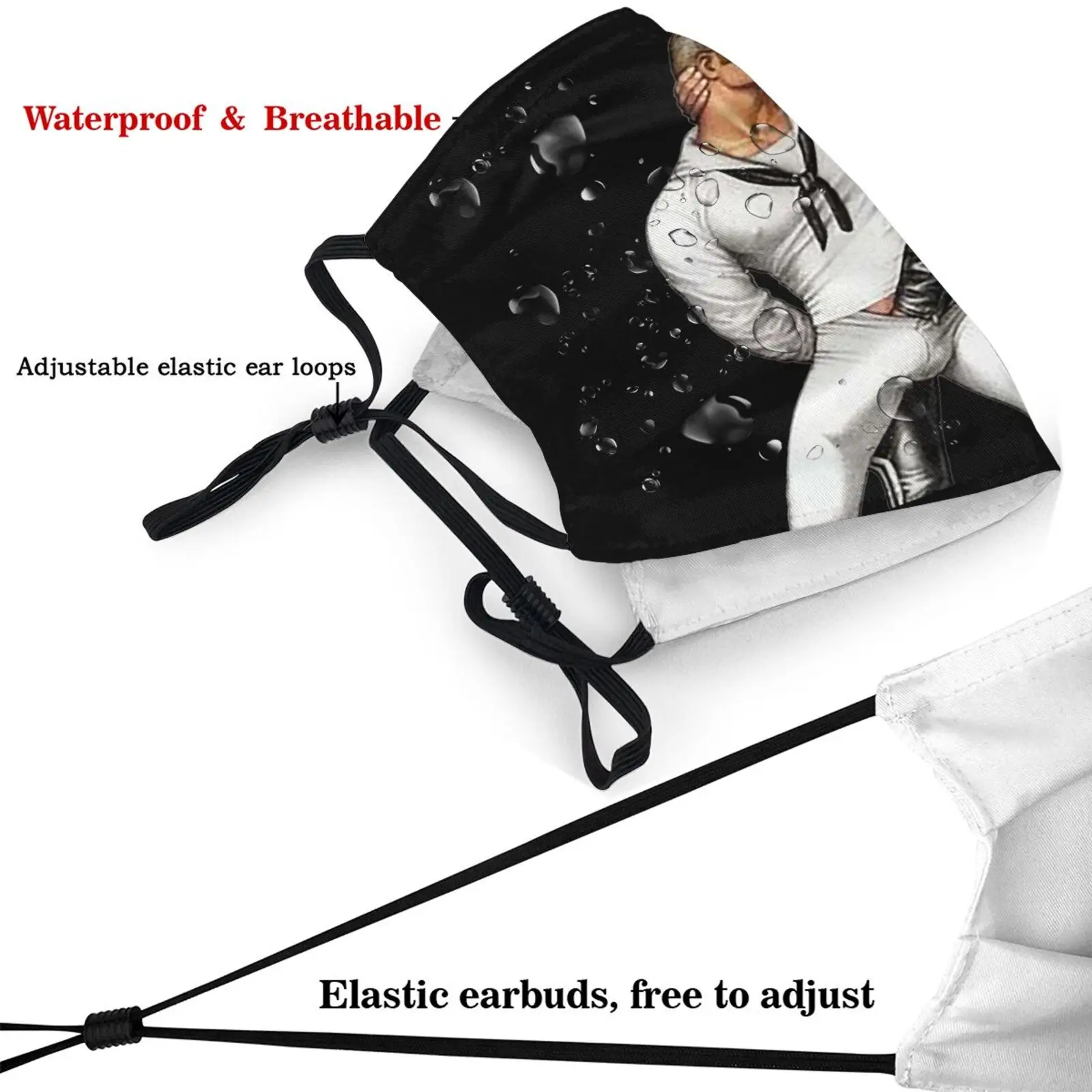  ЛГБТ гей шваль том финской матрос матроса король копы A491 крутой Повседневный гордость для детей мужчин женщин маска лица спортивный компресс ног