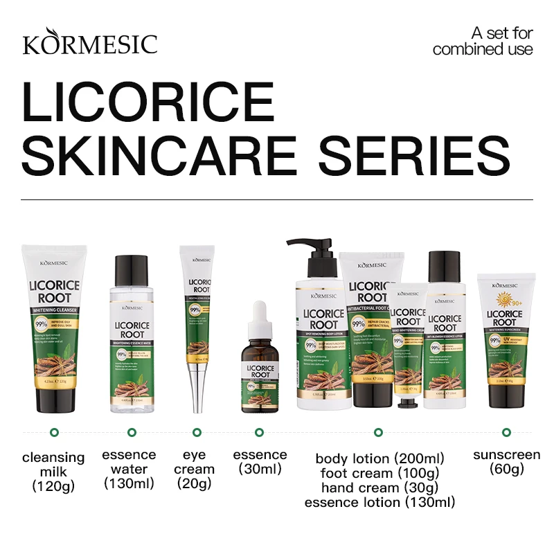 KORMESIC Wholesale private lablels OEM Licorice Root Anti-bacterial Foot Cream