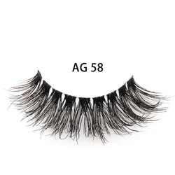 Private label 3d 0.07 hollow soft silk mink eyelash extensions Synthetic Fiber lash Superfine clear band faux mink eyelashes