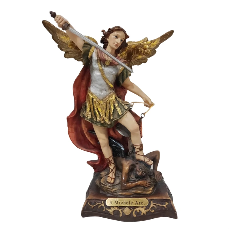 PRONEO Custom Religious Craft Michael archangel statue San Miguel Saint Sculpture