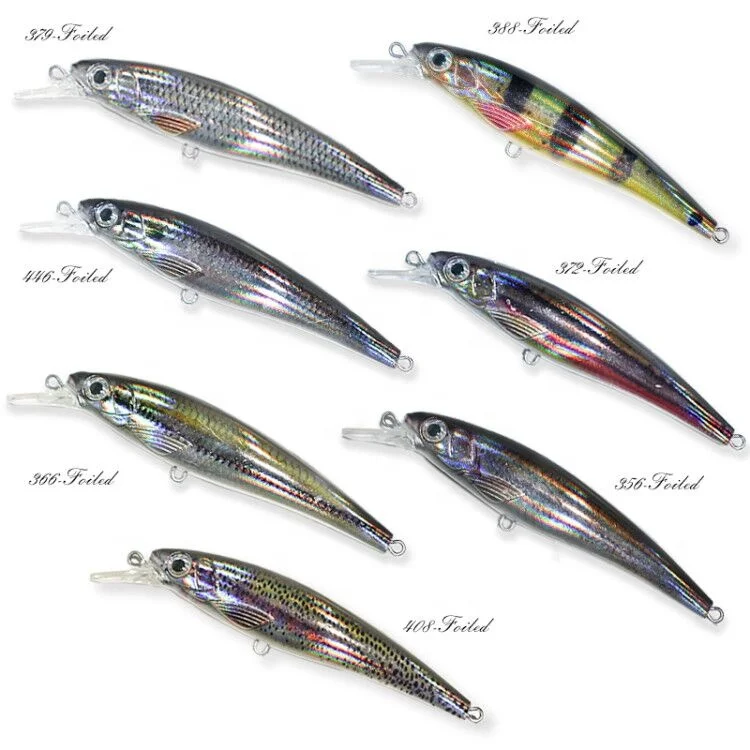 Outdoor fishing tackle abs hard plastic black minnow wholesale exquisite topwater fishing lures minnow