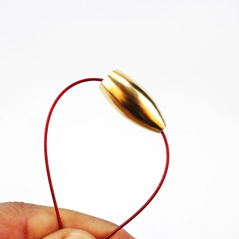 Wholesale 1.8g-21g Bullet Brass fishing sinkers worm Sinkers Weights Cone-shape Lead Bullet Weight Fishing Copper Sinker