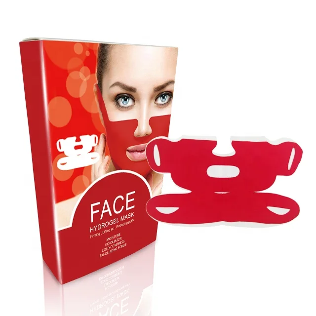 Лидер продаж на Amazon, OEM/ODM, гидрогелевая маска для лифтинга V-образной линии, маска для лифтинга V-образной линии