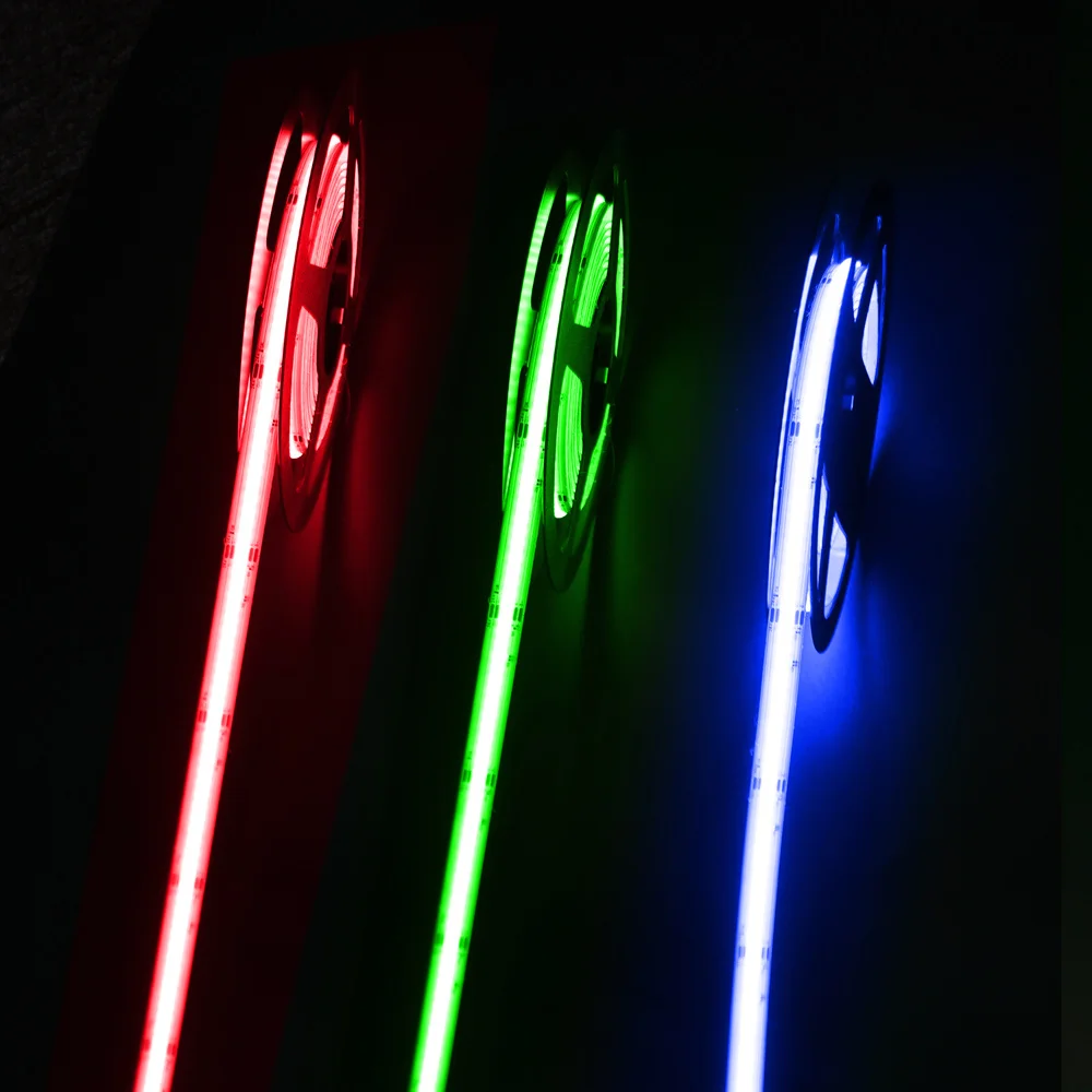 Новый 840 светодиодов DC24V DC12V COB RGB Светодиодная лента для украшения стен комнаты гибкая подсветка телевизора геймер 20