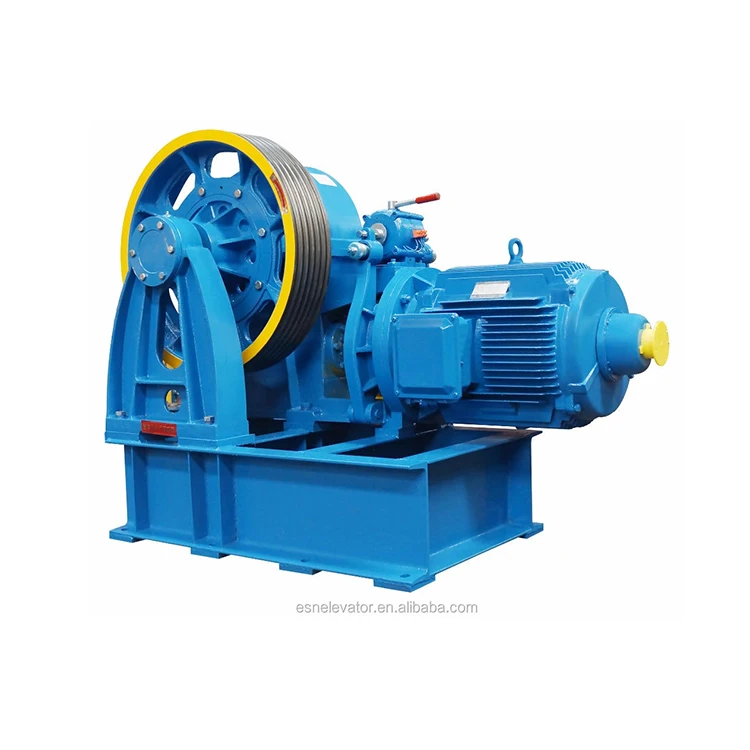 Chinese Professional Manufacturer VVVF DC110V Elevator Electric Geared Traction Motor For Elevator