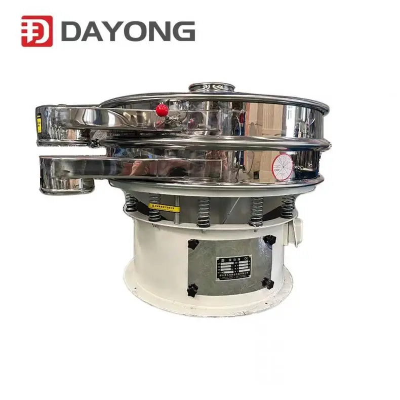 Diameter 1500mm stainless steel egg powder rotary vibrating screen