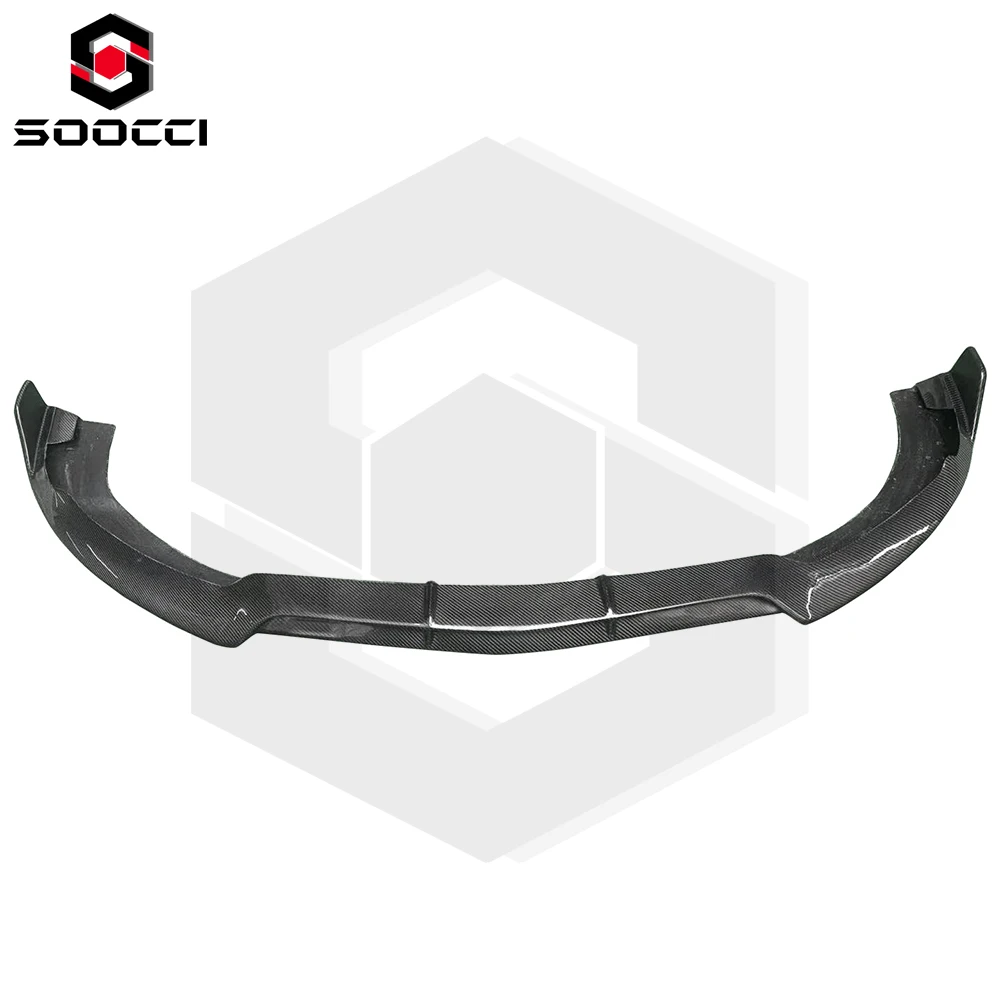 Carbon Fiber BRS Style Front Splitter Lip for Mercedes Benz CLS-Class W218 CLS63 2016-2018 Front Bumper Lip Spoiler Body Kit