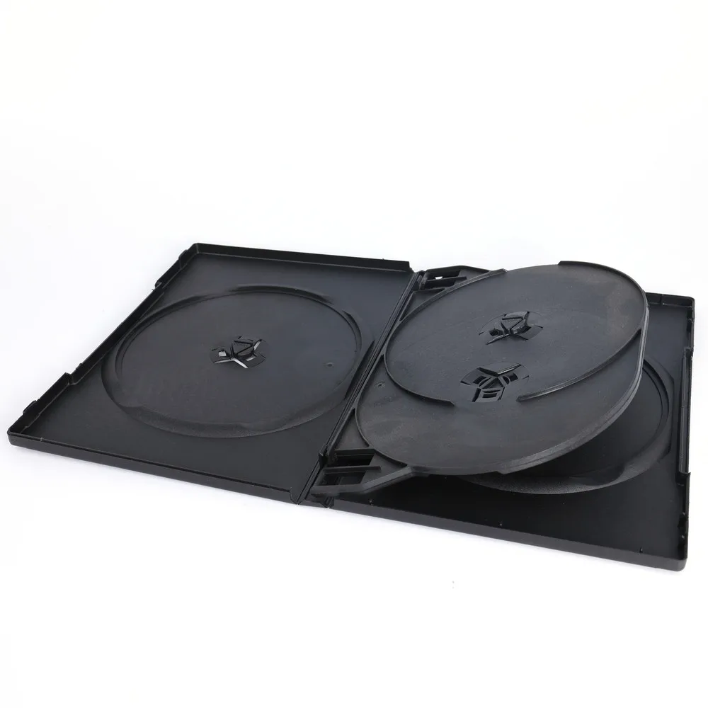 
Factory Direct Sale Cd Case Black Dvd Case 4 Dics For Dvd Player Music 