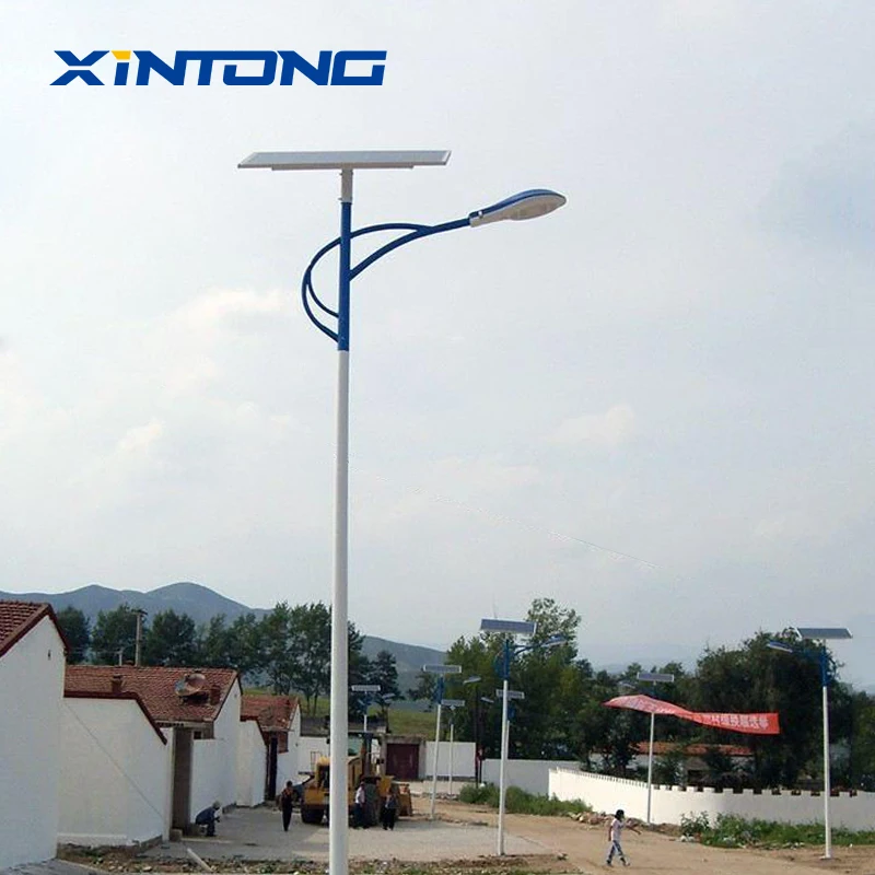 XINTONG Good Price Commercial Solar Street Light Panel Round Shape Led Ip66 Made China