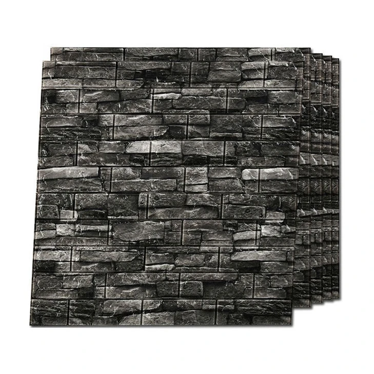 -New design brick pattern three-dimensional wall sticker soft bag with anti-collision, waterproof, and dirt resistance