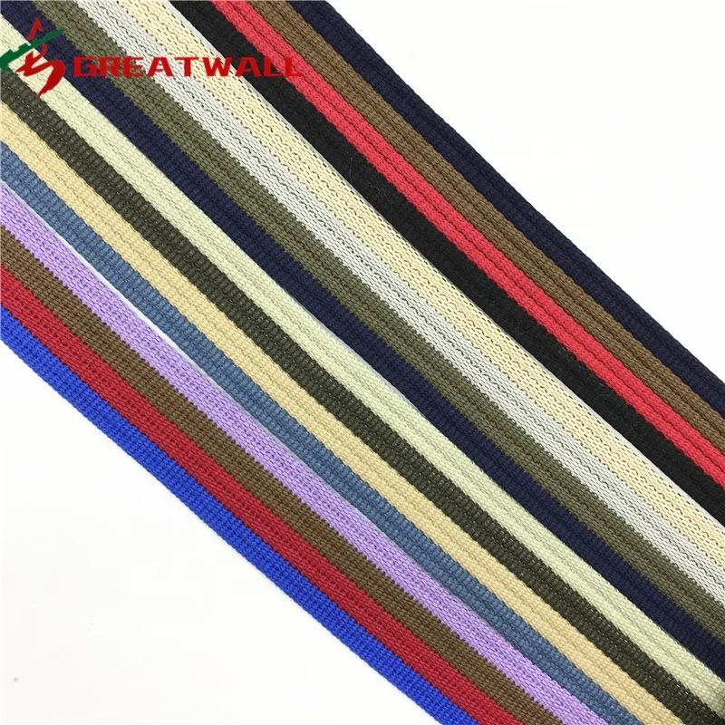 Soft Eco-Friendly Polyester Cotton Banding Tape ,Cotton Webbing Tape