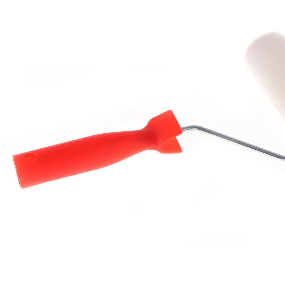 Low Price Customized High quality Cleaning  roller brush roller  refill with handle paint roller brush with red plastic handle