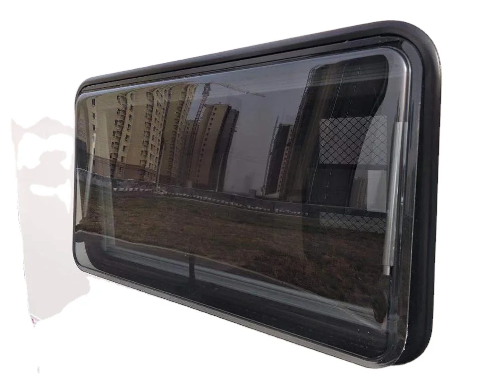 RV round corner side window