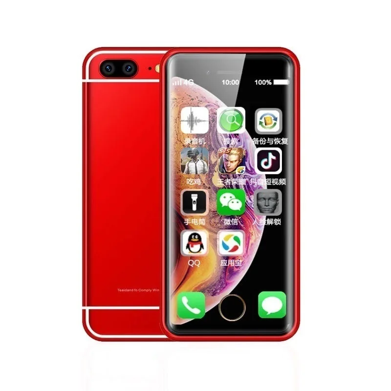 Mini 2.5inch Android 4G LTE Smartphone L3 Tiny phone Touch Screen 1GB 8GB MTK6580 Quad Core Dual SIM Cards CellPhone Smart Phone
