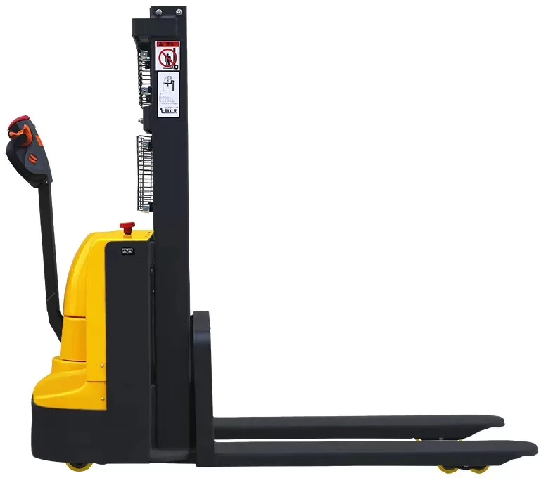 full electric pallet stacker fll-electric station driving forward lift stacking forklift