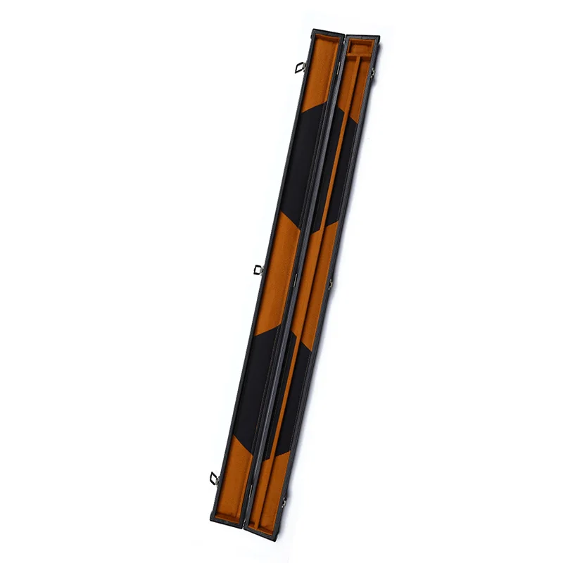 
LP leather & wooden cue case in 48 inch can hold a 3/4 joint snooker cue and a mini butt 