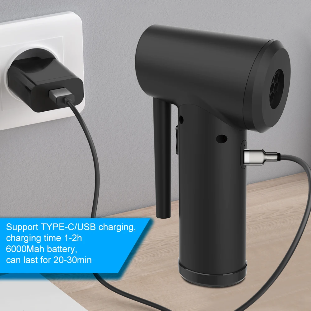 Портативный сжатый беспроводной электрический Пыльник для чистки клавиатуры компьютера