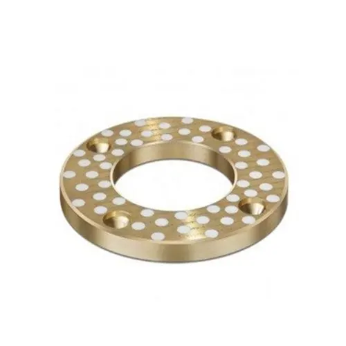 Solid Lubricating Brass Washer JDB Self Lubricating Bronze Graphite Plain Flat Washer Shim Custom OEM Copper Washer Thrust