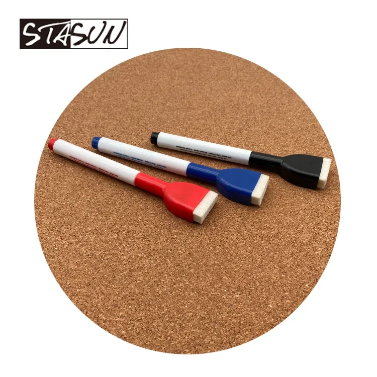 STASUN Office Magnetic Dry Erase Marker Pen Whiteboard Marker With Eraser Magnetic Marker