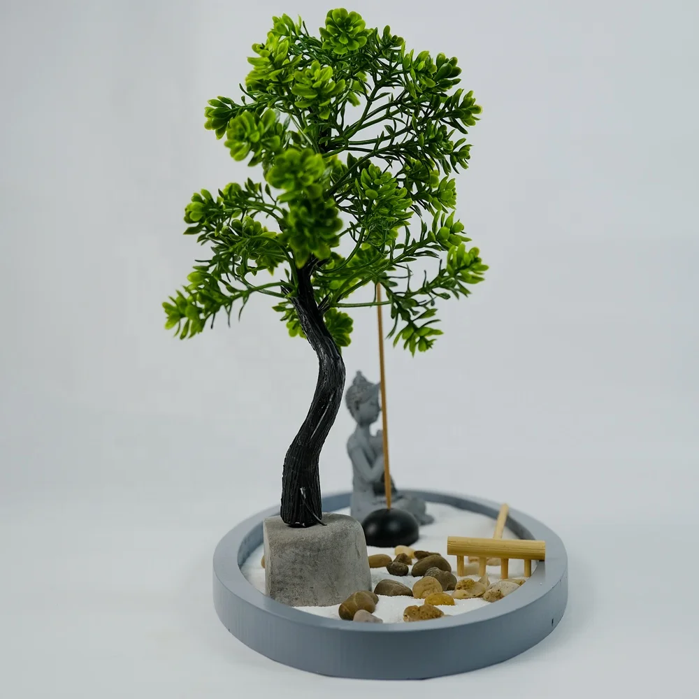 Hot selling meditation Buddha Sand zen buddha peace and relax craft indoor table decor ornaments home decoration