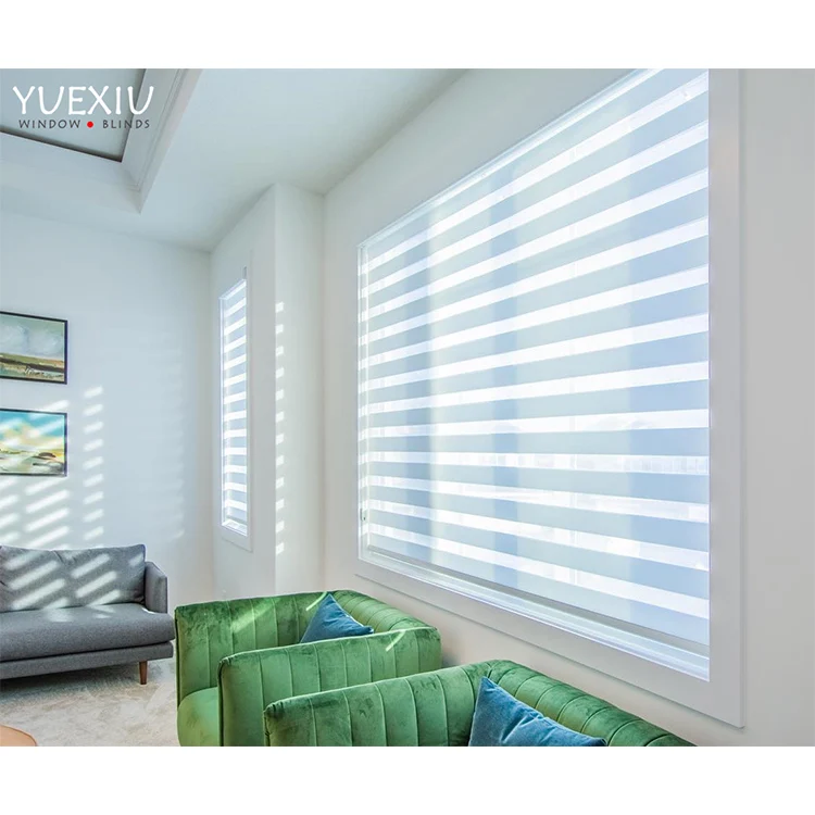 Guangzhou Yuexiu custom rainbow zebra shade blackout roller blinds zebra blinds manufacturers