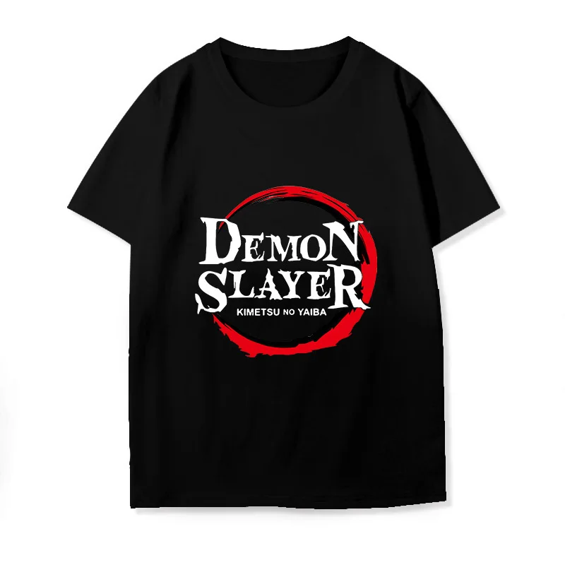 high quality 100% cotton graphic t-shirts menwholesale anime t shirts short sleeve topstee japanese anime demon slayer shirt