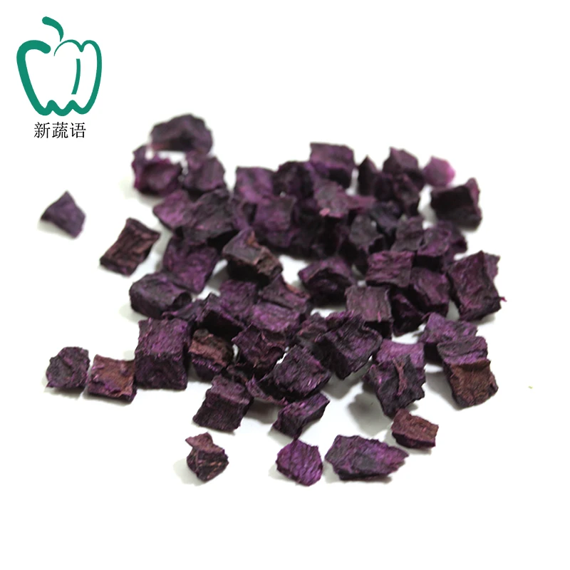 Factory Supply  Dried Purple Sweet Potato Flakes Dry Sweet Purple Potatoes Granules