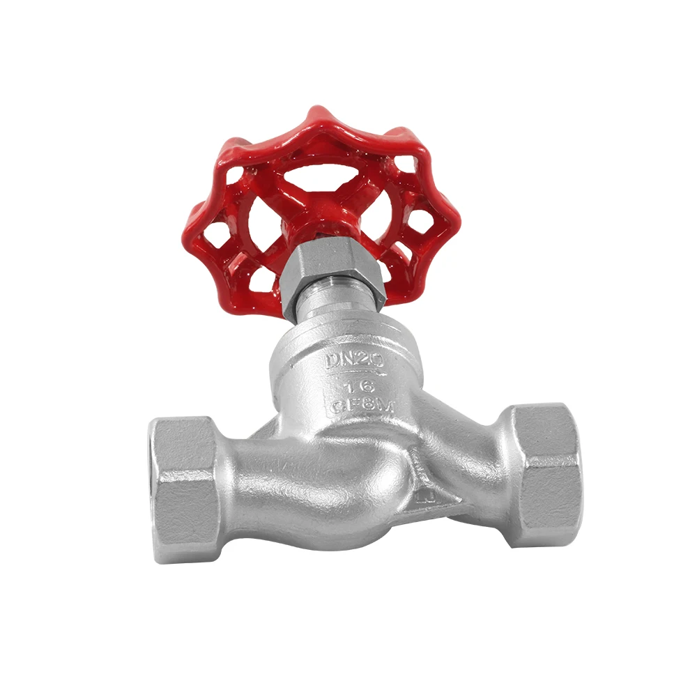 Furui High Temperature Steam NPT BSP 1.6mpa 2000wog 304 316 Stainless Steel WCB Manual Screw Female Threaded Stop Globe Valve