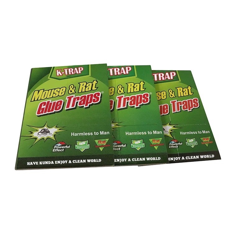 Strong Adhesive Paperboard Pre Baited Mouse Glue Trap Rat Glue Traps Sticky Trap Board Book for Mice and Rats