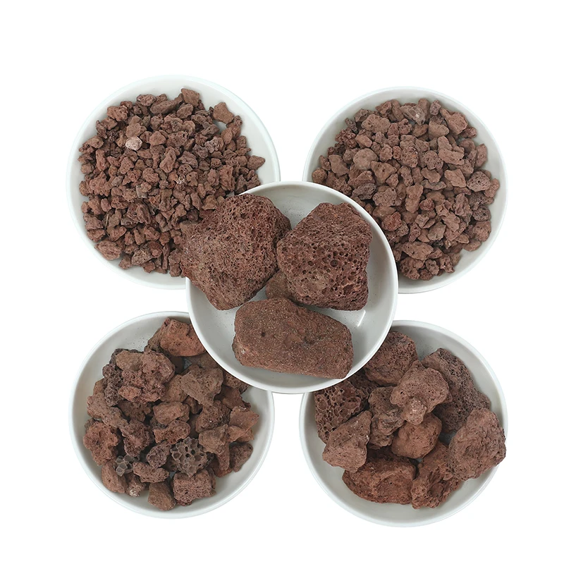 Hot sale red porous big volcanic rock building material lava stone for cleaning italy wall volcano lava stone