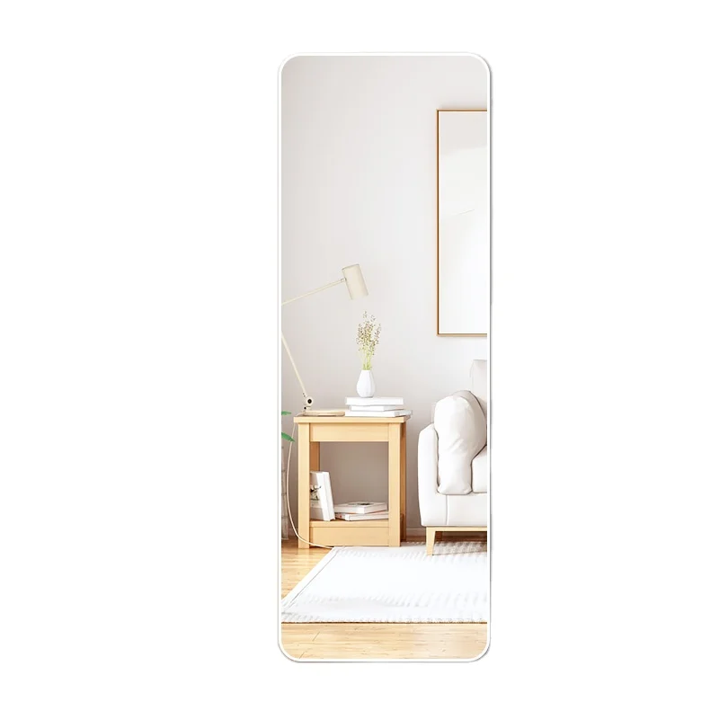 Factory Wholesale Rectangle Acrylic Unbreakable Self-adhesive Soft Mirror Ins Wall Decor Adhesive Bathroom Waterproof Mirror