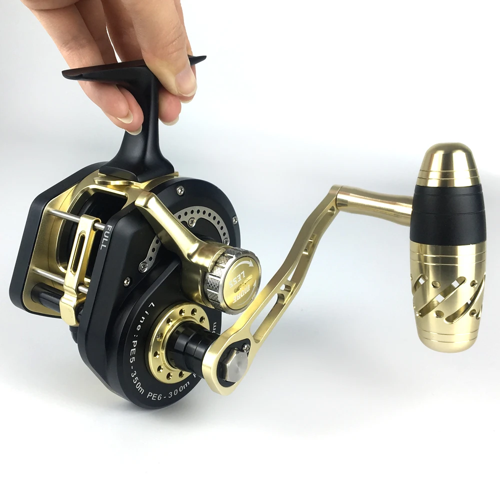 Станок для троллинга Jigging алюминиевая Рыболовная катушка с ЧПУ морской лодки правая