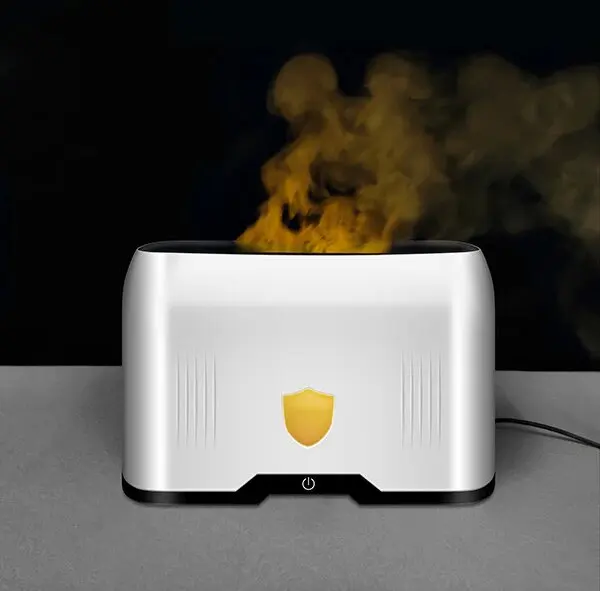 OEM 200ml mini Ultrasonic Aroma humidifiers Flame Fire Air Humidifier Electric Portable fragrance diffuser for home, office