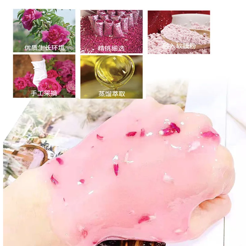 LYW OEM/ODM 1000g Facial Treatment Nourishing Collagen Jelly Mask Anti-Aging Crystal Mask Powder Anti-Wrinkle Powder Mask