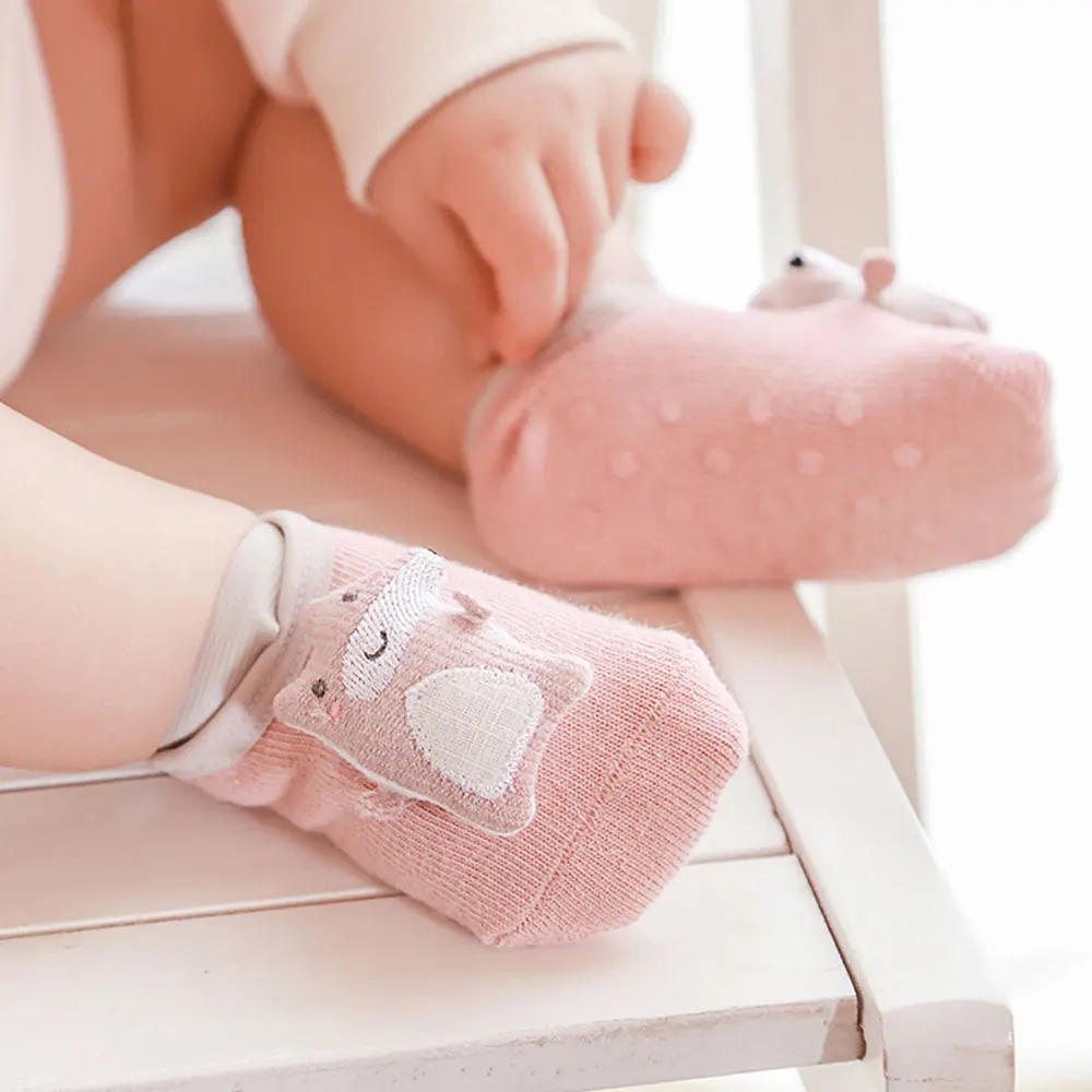 Высококачественные хлопковые милые детские носки на заказ для маленьких девочек