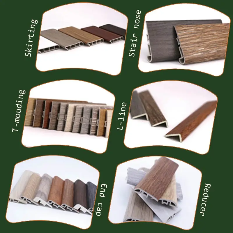 2024 easy to install spc T-moulding track flooring accessory