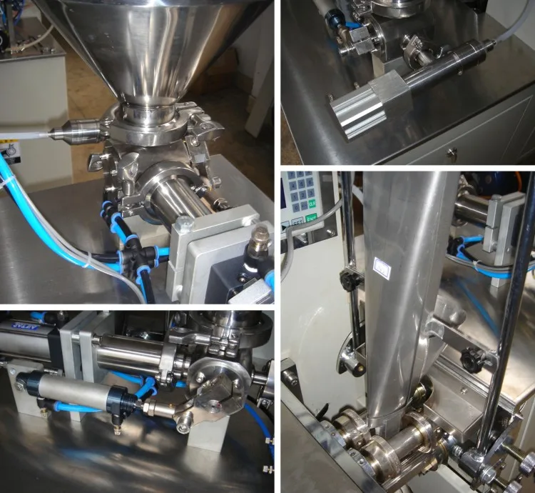 DXDG-50II Hualian многофункциональная Вертикальная медовая паста саше для масла пластиковых пакетов упаковочная машина с автоматическим заполнением