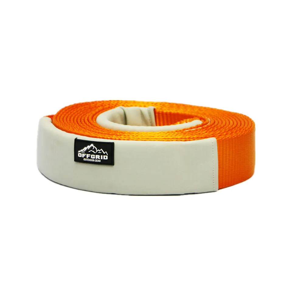 Оранжевый спасательный ремешок для внедорожника, грузоподъемность 8000 кг, длина 9 м, ширина 60 мм, Буксировочные Ремни для вездеходов всех транспортных средств