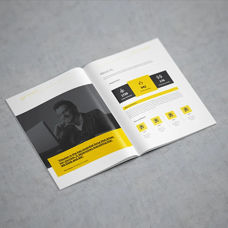 
Amazon top sale employee handbook thin handbook tourist book printing fast shipping 