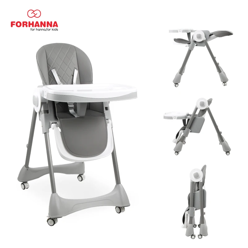 2022 new design household 4 in 1 convertible feeding chair premium baby eating booster seat baby high chair