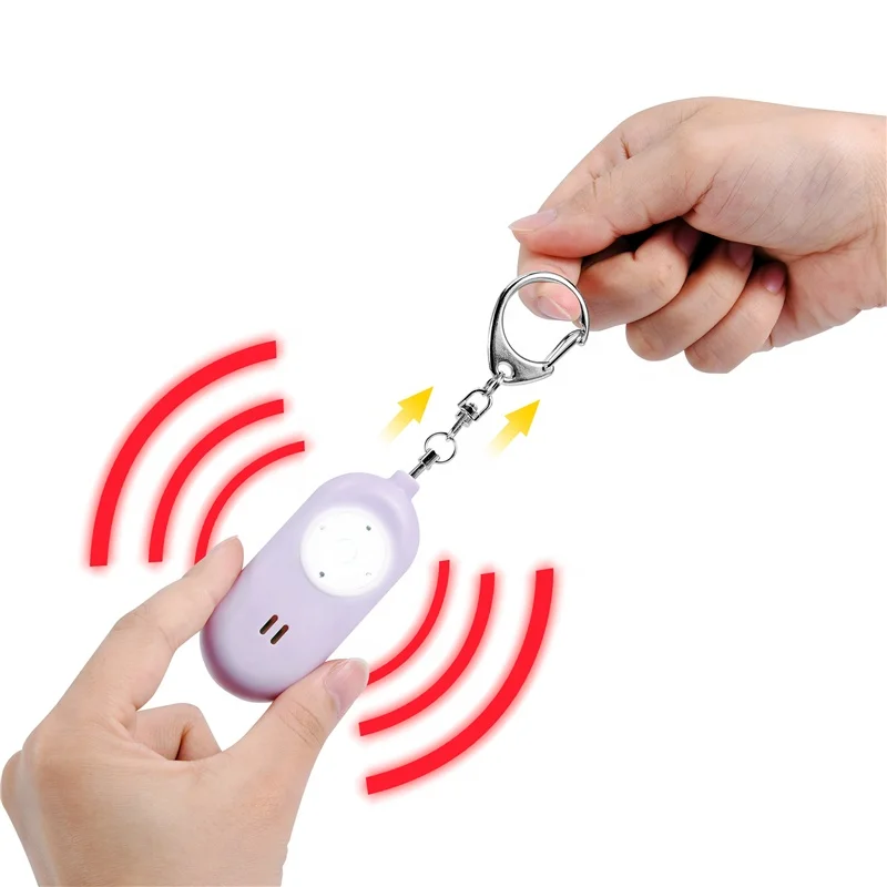 2 Pack Self Defense Alarm Kit Defence Vendors Set Survival Women Supplies Safety Defensive Keychain Personal Safety Alarm