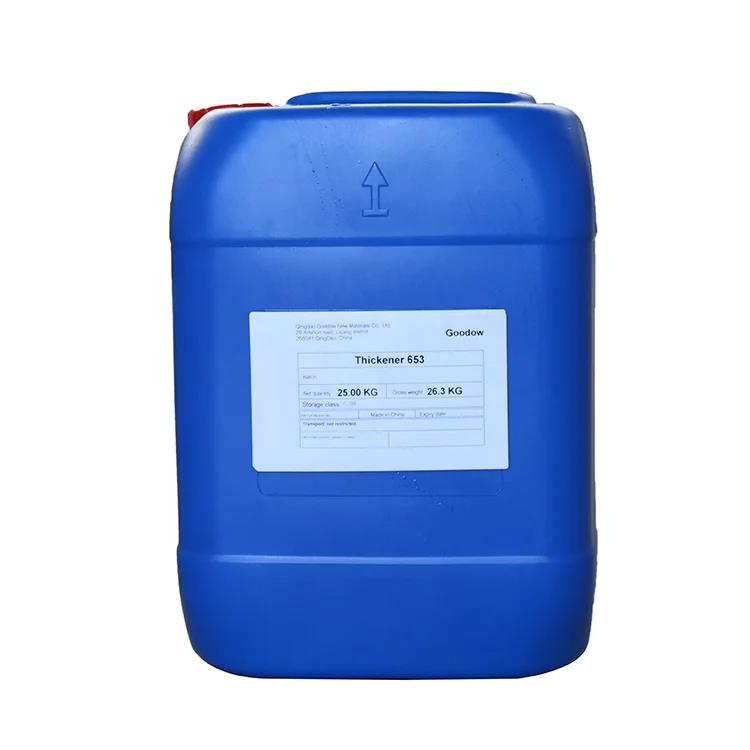 
Water based chemical thickening agent for textile printing 